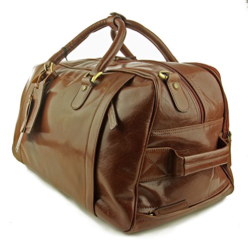 ASHWOOD - Genuine Leather Holdall - Large Overnight/Travel/Business/Weekend/Gym Sports Duffle Bag - 2070 test  6758622396505 test  {product.id} 6758622396505 bolt