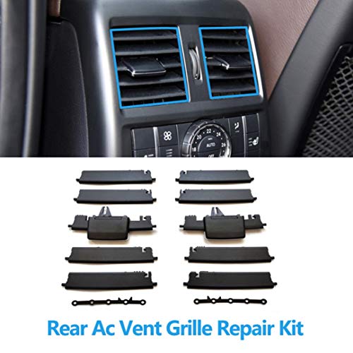 Car Craft Ml Ac Vent Compatible With Mercedes Ml Ac Vent Ml W166 2012-2015 Gl W166 2012-2015 Gls W166 2016-2020 Gle W166 2016-2020 Rear