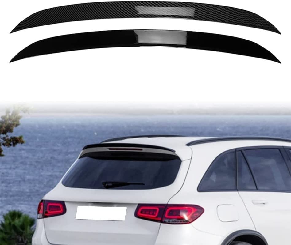 Car Craft Glc Spoiler Roof Spoiler Roof Wings Compatible with Mercedes Glc Spoiler Roof Spoiler Roof Wings Glc X253 2020 Amg Glossy Black