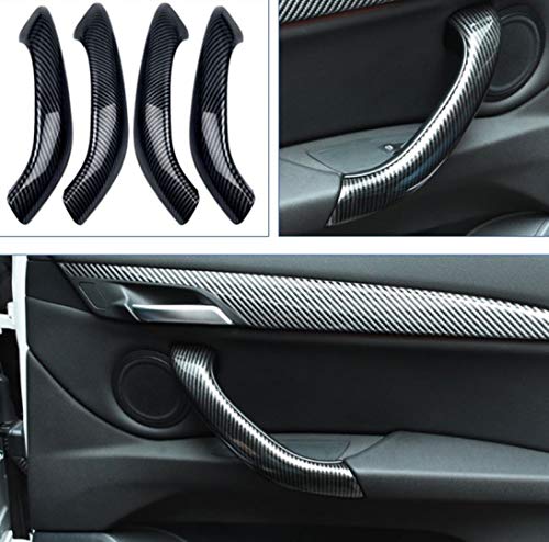 Car Craft X1 Door Handle Compatible with BMW X1 Door Handle X1 F48 2016-2021 Carbon Fiber