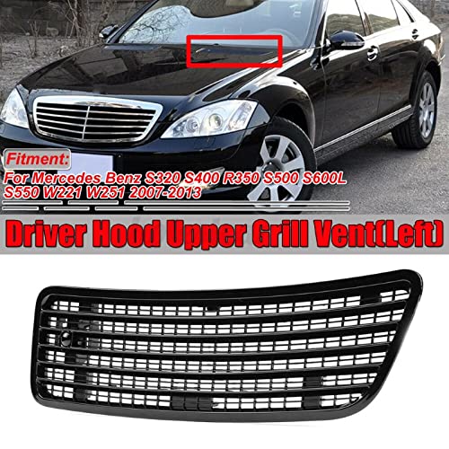 Car Craft Bonnet Hood Grill Vent Compatible With Mercedes S Class W221 2006-2014 Bonnet Hood Grill Vent Set