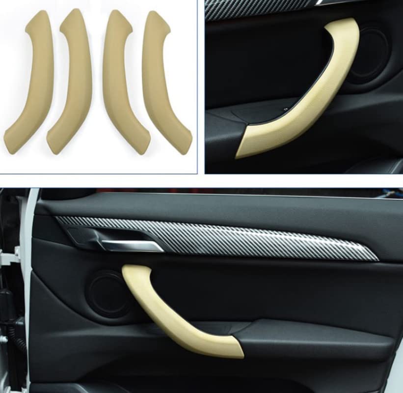 Car Craft X1 Door Handle Compatible with BMW X1 Door Handle X1 F48 2016-2021 Beige Front