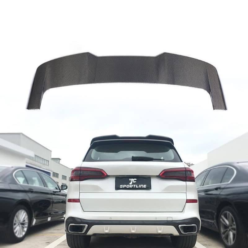 Car Craft X5 Spoiler Roof Spoiler Roof Wings Compatible with BMW X5 Spoiler Roof Spoiler Roof Wings X5 G05 2019 Glossy Black