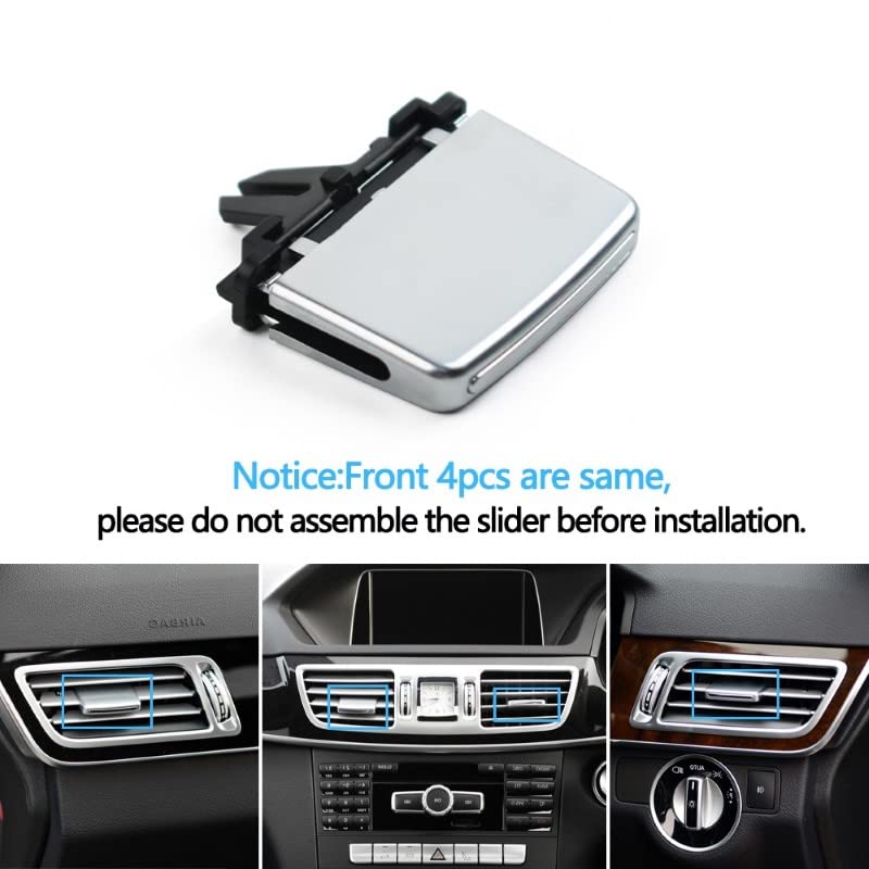 Car Craft E Class Ac Vent Compatible With Mercedes E Class Ac Vent E Class W212 2014-2016 Slider