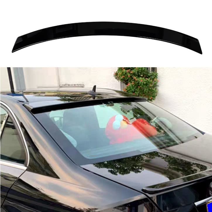 Car Craft C Class Spoiler Roof Spoiler Roof Wings Compatible with Mercedes C Class Spoiler Roof Spoiler Roof Wings C Class W204 2007-2014 Glossy Black