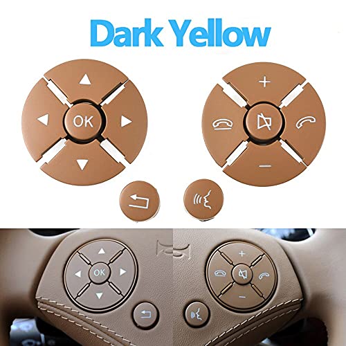 Car Craft S Class Steering Wheel Button Compatible With Mercedes S Class Steering Wheel Button S Class W221 2010-2013 Beige Lci