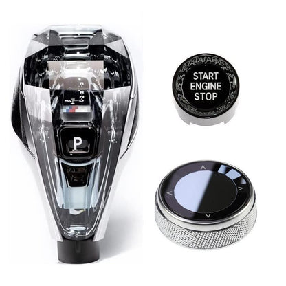 CAR CRAFT 7 Series Crystal Gear Knob Compatible with BMW 7 Series Crystal Gear Knob 5 Series G30 2018 6 Series G32 2018 X3 G01 2018 X4 G02 2018 7 Series G12 2016 -graphql