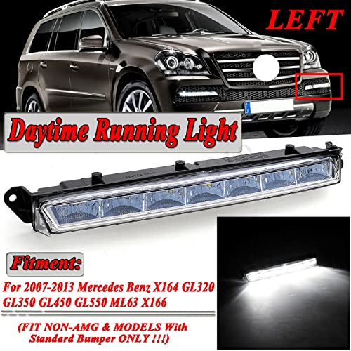 Car Craft Fog Lamp Fog Light Drl Led Drl Compatible With Mercedes Gl W164 2007 2012 Fog Lamp Fog Light Drl Led Drl Left 1649060351