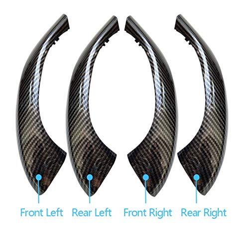 Car Craft X1 Door Handle Compatible with BMW X1 Door Handle X1 F48 2016-2021 Carbon Fiber