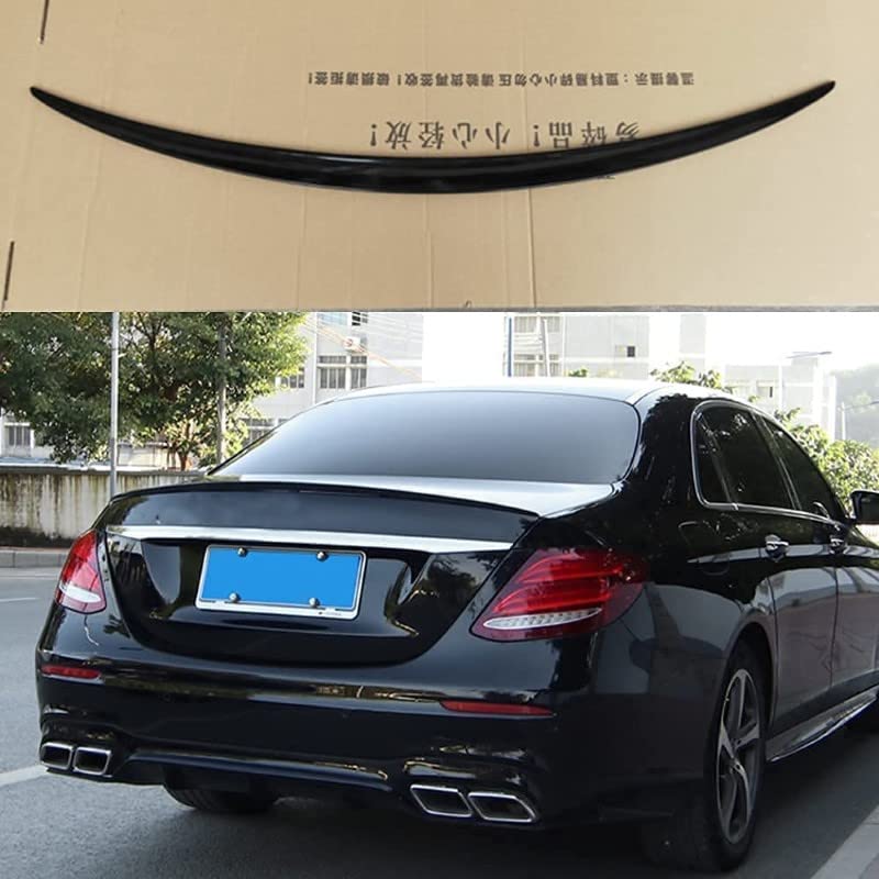 Car Craft E Class Spoiler Trunk Spoiler Compatible with Mercedes E Class Spoiler Trunk Spoiler E Class W2013 2016 Amg Glossy Black