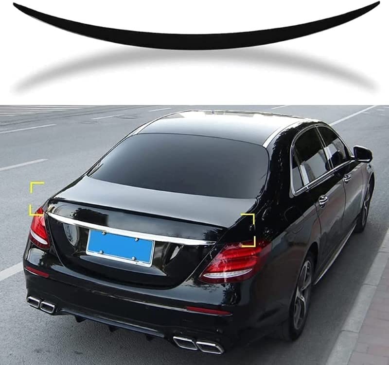 Car Craft E Class Spoiler Trunk Spoiler Compatible with Mercedes E Class Spoiler Trunk Spoiler E Class W2013 2016 Amg Glossy Black