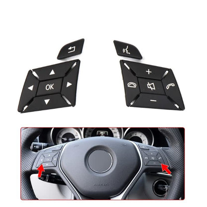 Car Craft C Class Steering Wheel Button Compatible With Mercedes C Class Steering Wheel Button C Class W204 2011-2014 Gla W156 2015-2020 B Class W246 2012-2018 A Class W176 2013-2018 Cls W218 2013-2018 Black -graphql