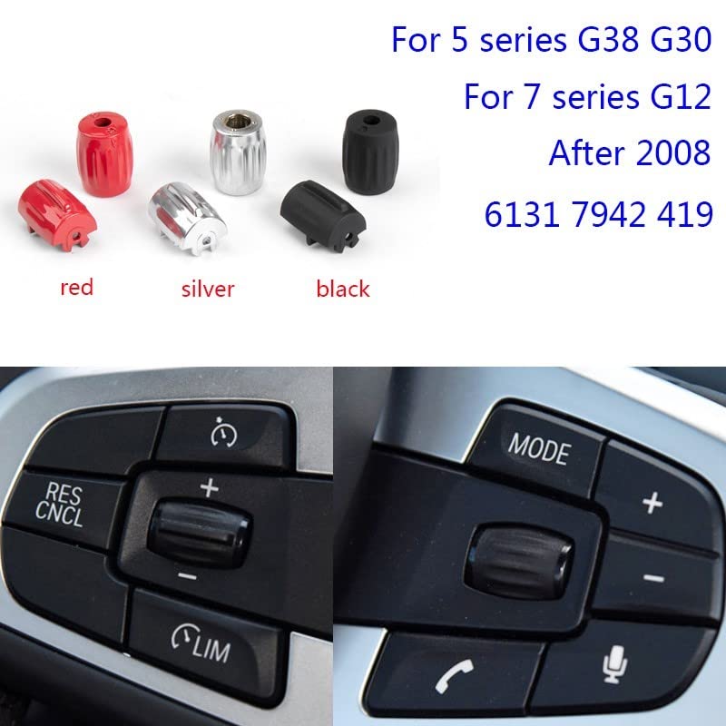 Car Craft 7 Series Steering Wheel Button Compatible With Bmw 7 Series Steering Wheel Button 5 Series G30 2017-2022 7 Serise G12 2016-2022 Red