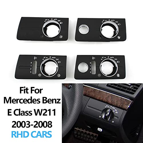 Car Craft E Class Headlight Switch Cover Compatible With Mercedes E Class Headlight Switch Cover E Class W211 2003-2009 Model B