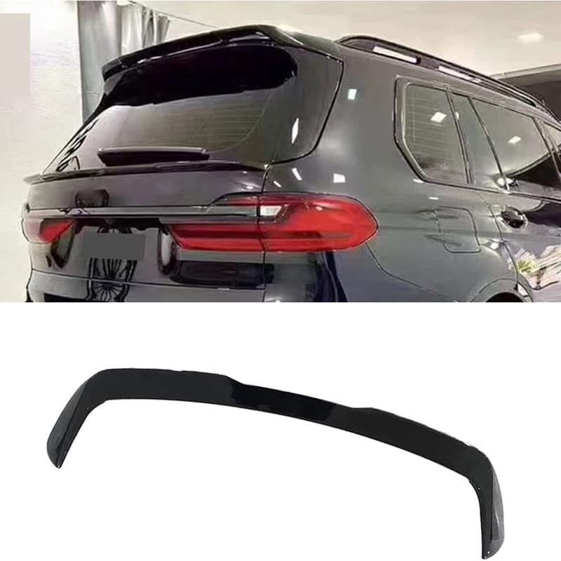 Car Craft X7 Spoiler Roof Spoiler Roof Wings Compatible with BMW X7 Spoiler Roof Spoiler Roof Wings X7 G07 Oettinger Glossy Black