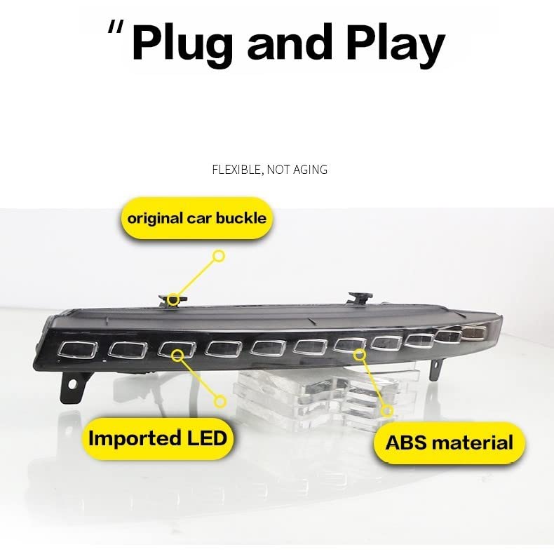 CAR CRAFT Q7 Upgraded Led Matrix Drl Fog Lamp Compatible With Audi Q7 Upgraded Led Matrix Drl Fog Lamp Q7