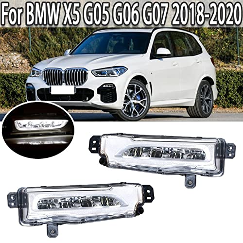 Car Craft Fog Lamp Fog Light Compatible With Bmw X3 G01 2018-2021 X4 G02 2018-2022 X5 G05 2018-2021 G06 2018-2021 G07 2020 Left 63177406365