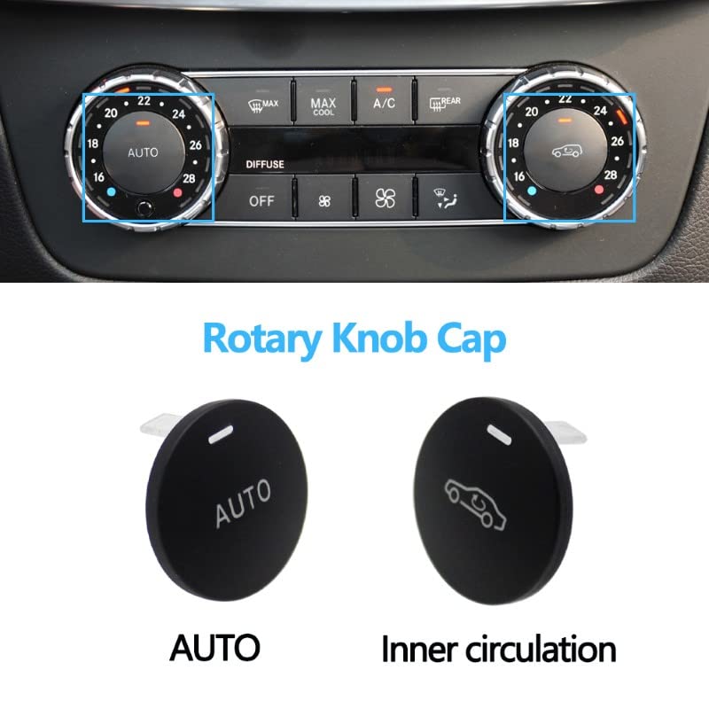 Car Craft Ml Dashboard Ac Button Fan Button Compatible With Mercedes Ml Dashboard Ac Button Fan Button Ml W166 2012-2016 Gl 2012-2016 E