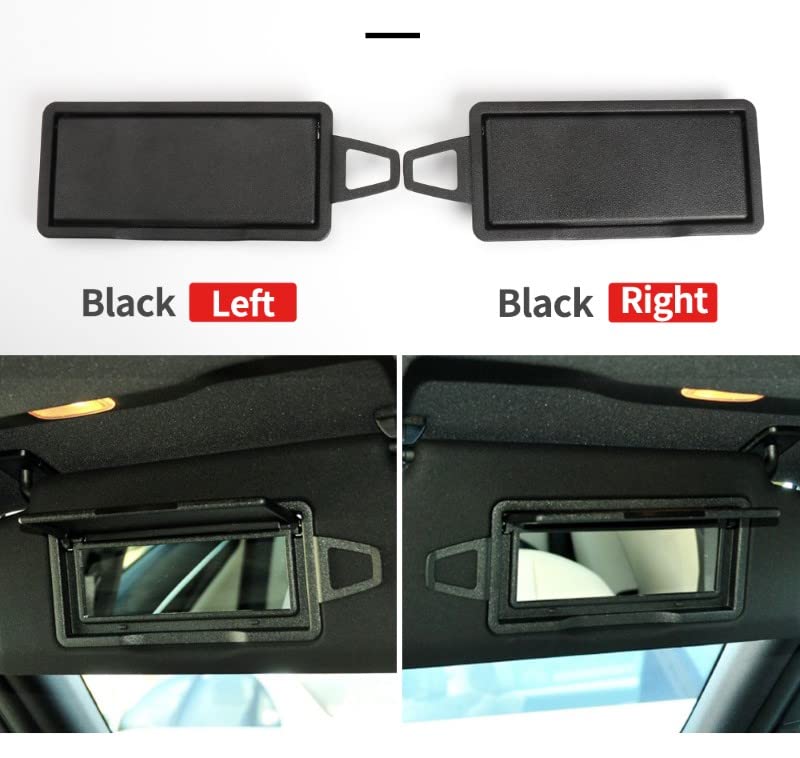 Car Craft C Class Sun Shade Mirror Compatible with Mercedes C Class Sun Shade Mirror C Class W204 2007-2014 Left Black