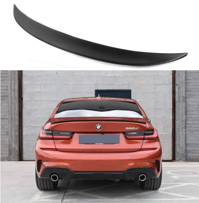 Car Craft 3 Series Spoiler Trunk Spoiler Compatible with BMW 3 Series Spoiler Trunk Spoiler 3 Series G20 2019 P Glossy Black AR-BMW-019