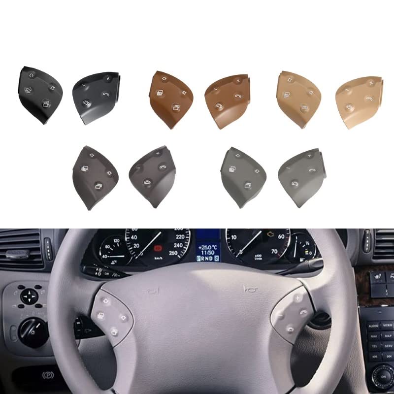 Car Craft C Class Steering Button Compatible With Mercedes C Class Steering Button C Class W203 2000-2007 Beige