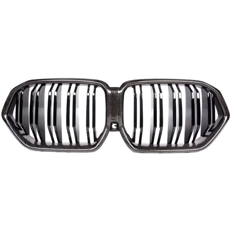 Car Craft Front Bumper Grill Compatible With Bmw X6 G06 2019-2022 Front Bumper Grill Carbon Fiber Look Carbon Fiber Look