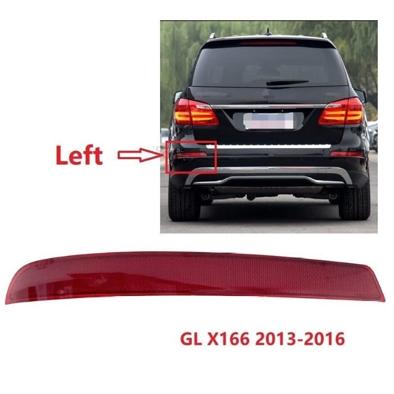 Car Craft Rear Bumper Reflector Compatible With Mercedes Gl W166 2012-2016 Rear Bumper Reflector Left 1668200374