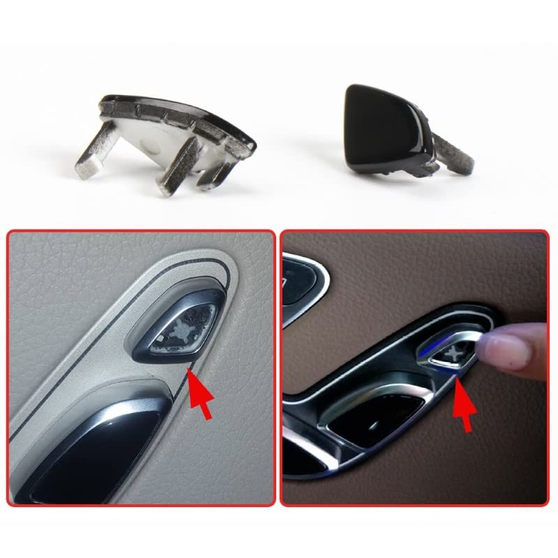 Car Craft S Class Seat Adjusment Button Cover Headrest Button Cover Compatible with Mercedes S Class Seat Adjusment Button Cover Headrest Button Cover S Class W222 2014-2021 Left