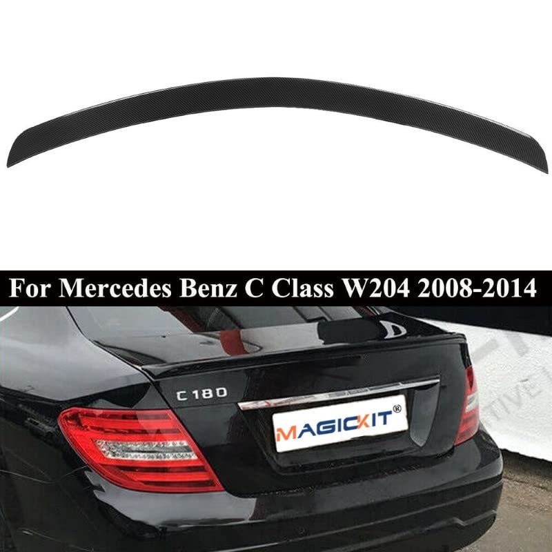 Car Craft Glc Coupe Spoiler Trunk Spoiler Compatible with Mercedes Glc Coupe Spoiler Trunk Spoiler Glc Coupe W253 2014-2020 Glossy Black