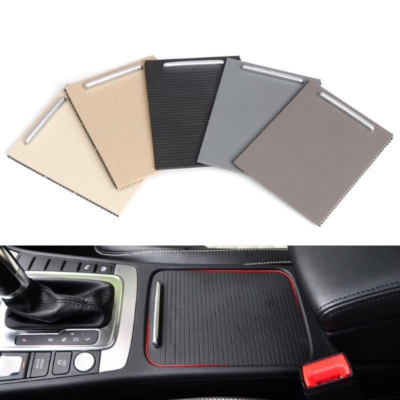 Car Craft Passat Cup Holder Tray Compatible With Volkwagen Passat Cup Holder Tray Passat 2012-2016 Light Beige