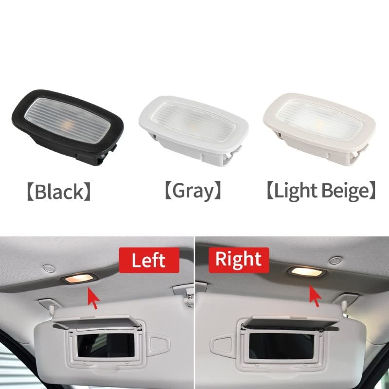 Car Craft E Class Sun Shade Sun Visor Makeup Light Compatible with Mercedes E Class Sun Shade Sun Visor Makeup Light C Class 2015-2021 E Class W213 2015-2021 Glc Class W253 2015-2021