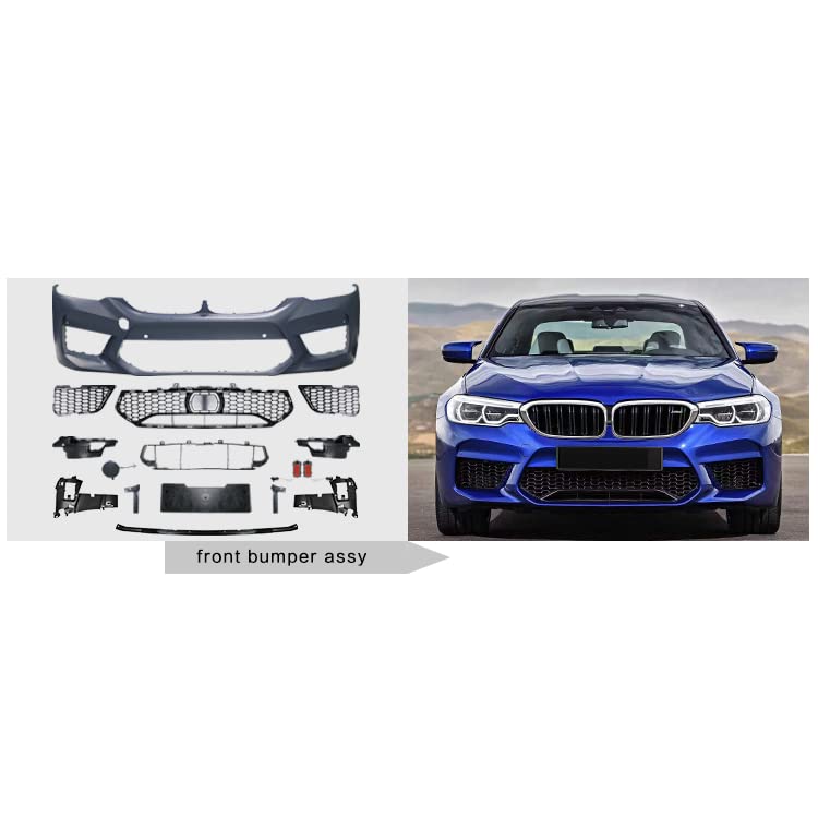 Car Craft Front M5 Bumper Compatible With Bmw 5 Series G30 2017-2020 Upgraded Front Bumper M5