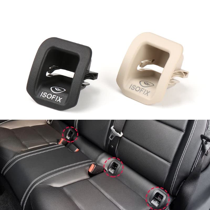 Car Craft A Class Child Seat Belt Lock Cover Isofix Cover Compatible With Mercedes A Class Child Seat Belt Lock Cover Isofix Cover Gla Class W156 2015-2019 Cla Class W117 2014-2019 A Class W176 2013-2018 Beige