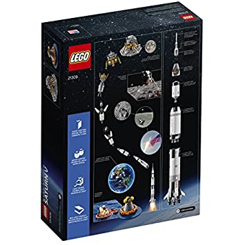 LEGO Ideas NASA Apollo Saturn V 21309 Outer Space Model Rocket for Kids and Adults, Science Building Kit (1969 Pieces) 4742510608473 bolt