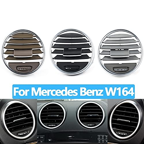 Car Craft Ml Ac Vent Compatible With Mercedes Ml Ac Vent Ml W164 2005-2012 Gl W164 2005-2011 Black Centre