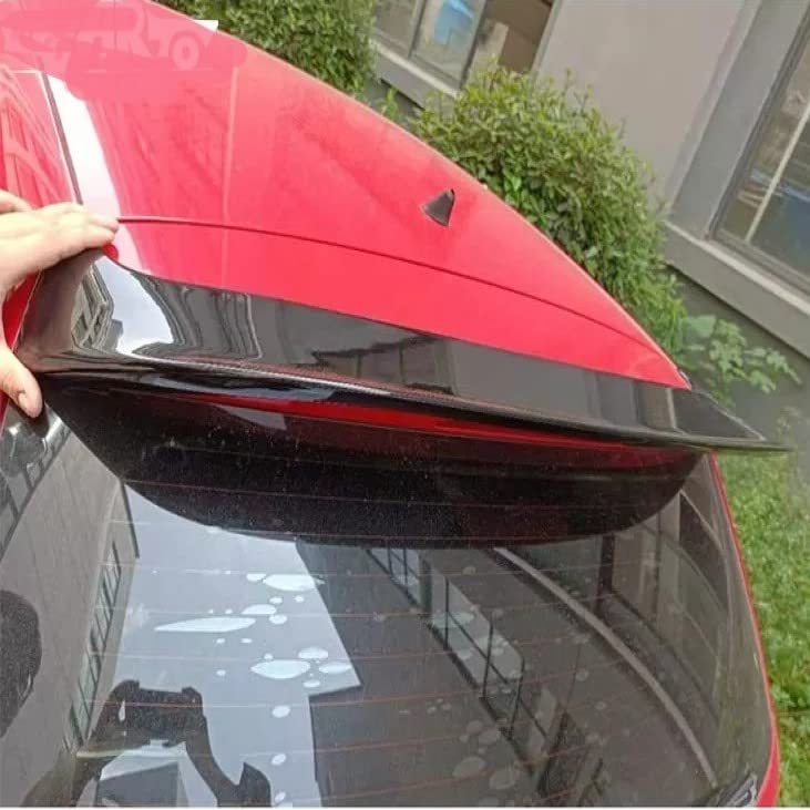 Car Craft Polo Spoiler Roof Spoiler Compatible with Volkswagen Polo Spoiler Roof Spoiler Polo 2010-2022 Gt Glossy Black