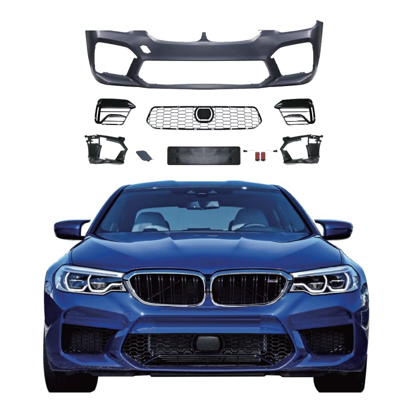 Car Craft Front M5 Bumper Compatible With Bmw 5 Series G30 2017-2021 Upgrade To 2021 M5 Front Bumper