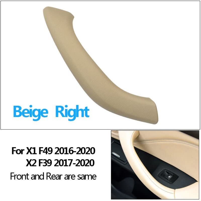 Car Craft X1 Door Handle Compatible with BMW X1 Door Handle X1 F48 2016-2021 Beige Rear