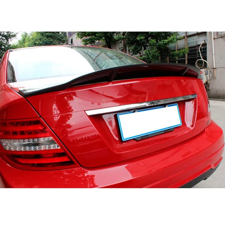 Car Craft C Class Spoiler Trunk Spoiler Compatible with Mercedes C Class Spoiler Trunk Spoiler C Class W204 2007-2014 R Glossy Black