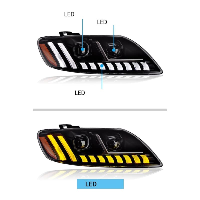 Car Craft Q7 Upgraded Led Matrix Headlight Led Headlamp Compatible With Audi Q7 Upgraded Led Matrix Headlight Led Headlamp Q7 2010-2016 Q7 Headlight 2010 R Q7 Headlight 2010 R