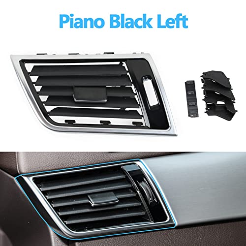 Car Craft GLE Ac Vent For Mercedes GLE Ac Vent Ml W166 2012-2016 Gl W166 2012-2016 Gle W166 2016 2020 Gls W166 2016 2020 Piano Black Left