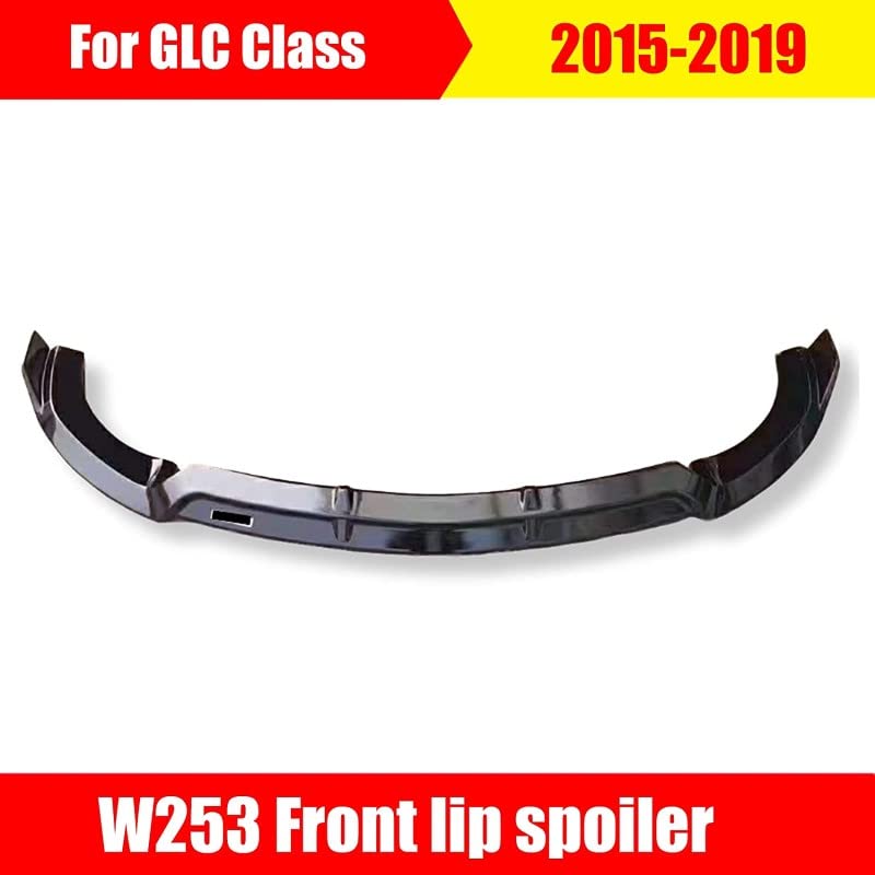 Car Craft Glc Front Lip Bumper Lip Compatible with Mercedes Glc Front Lip Bumper Lip Glc W253 2015 Glossy Black