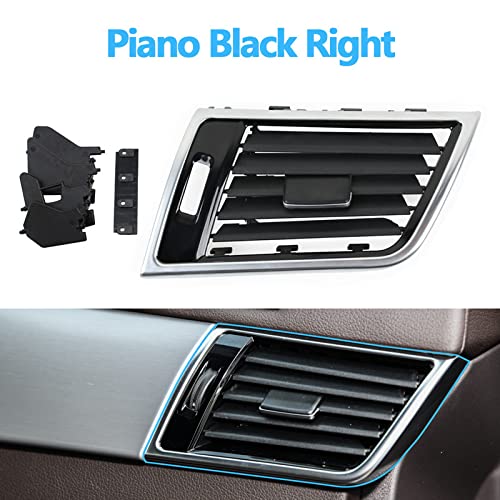 Car Craft GLE Ac Vent Compatible With Mercedes GLE Ac Vent Ml W166 2012-2016 Gl W166 2012-2016 Gle W166 2016 2020 Gls W166 2016 2020 Piano Black Right