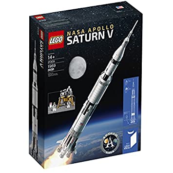 LEGO Ideas NASA Apollo Saturn V 21309 Outer Space Model Rocket for Kids and Adults, Science Building Kit (1969 Pieces) 4742510608473 bolt