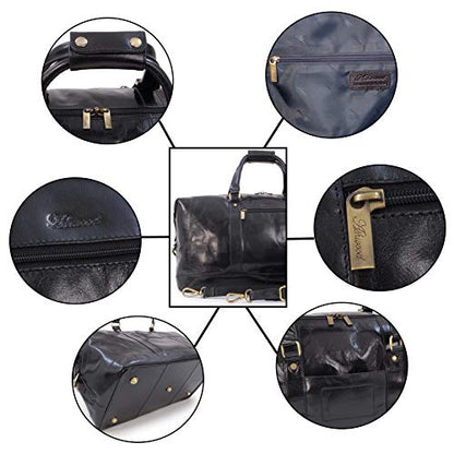 ASHWOOD - Leather Travel Bag/Leisure Bag/Sports Bag from 2070 inches test  6758621675609 test  {product.id} 6758621675609 bolt