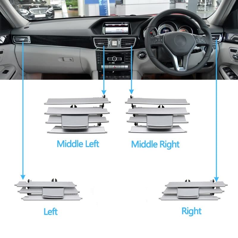 Car Craft E Class Ac Vent Compatible With Mercedes E Class Ac Vent E Class W212 2014-2016 Repair Kit Left