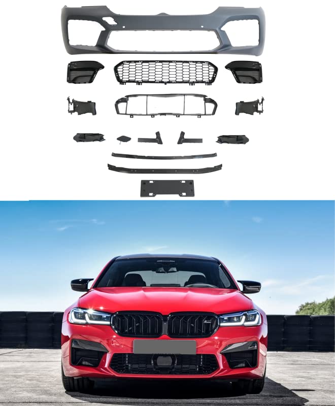 Car Craft Front M5 Bumper Compatible With Bmw 5 Series G30 21 Upgrade To M5 Front Bumper