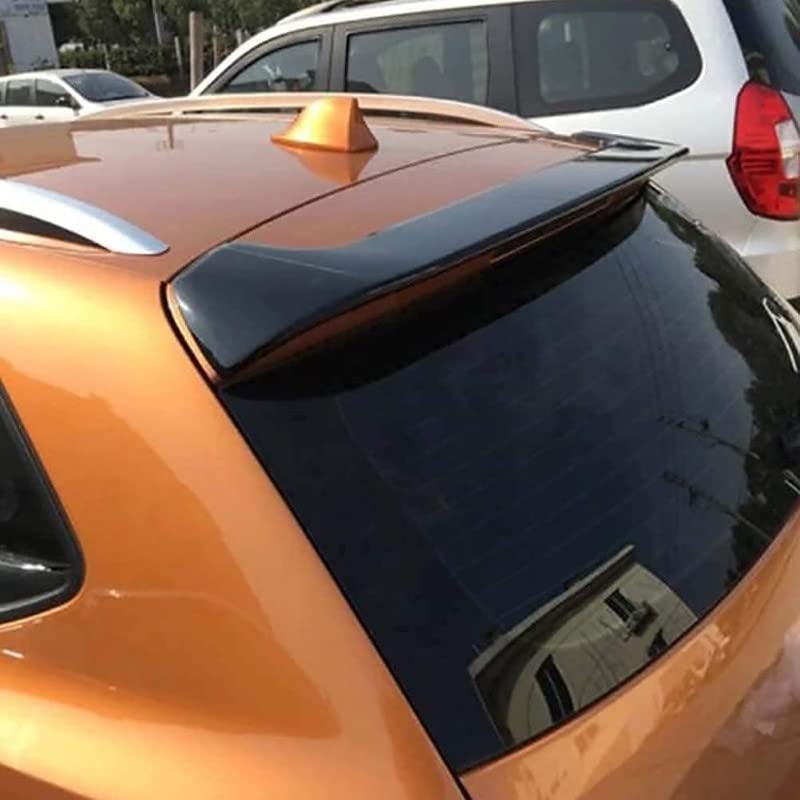 Car Craft Polo Spoiler Roof Spoiler Compatible with Volkswagen Polo Spoiler Roof Spoiler Polo 2010-2022 Glossy Black