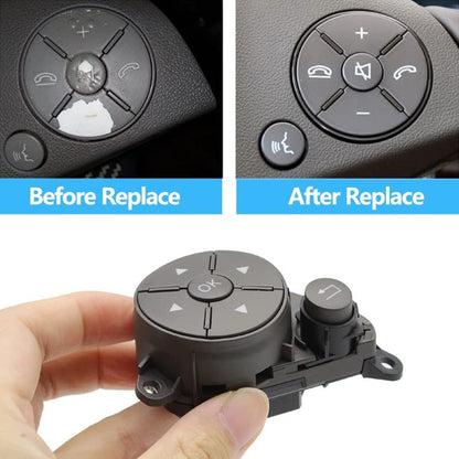 Car Craft C Class Steeering Wheel Button Compatible With Mercedes C Class Steering Wheel Button C Class W204 2007-2011 E Class W212 2009-2013 Assembley Right Black -graphql