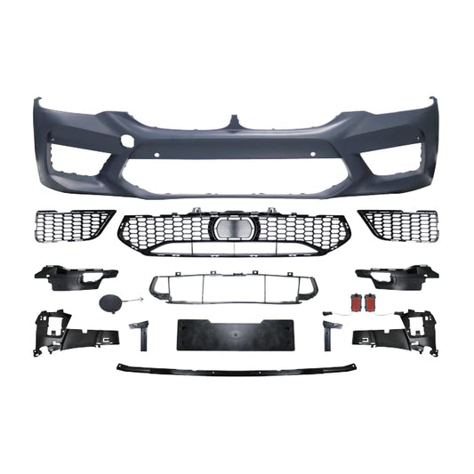 Car Craft Front M5 Bumper Compatible With Bmw 5 Series G30 2017-2020 Upgraded Front Bumper M5